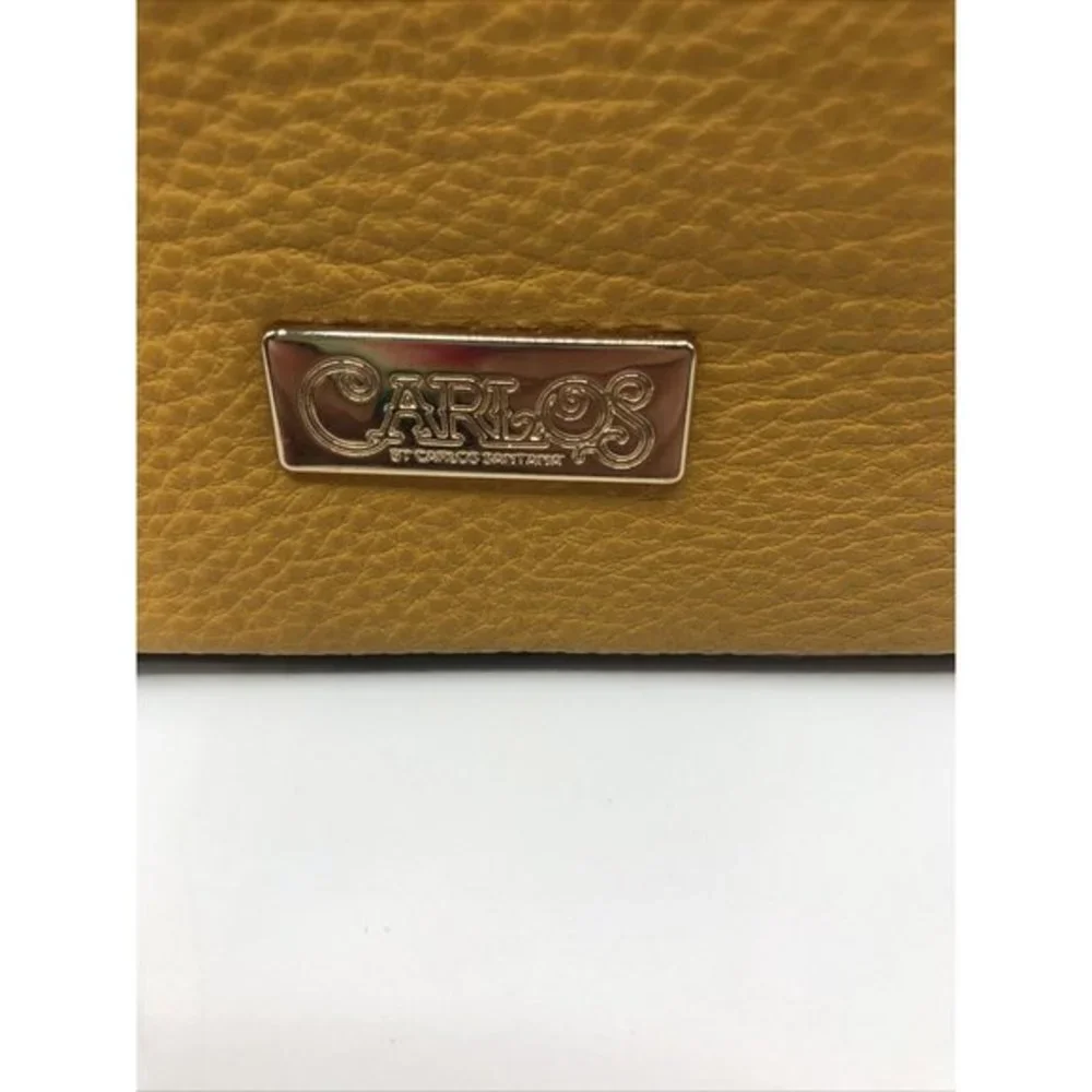 Carlos by Carlos‎ Santana Faux Leather Handbag  mustard yellow  shoulder purse